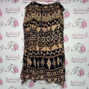 Boho Lightweight Maxi Skirt (XL)